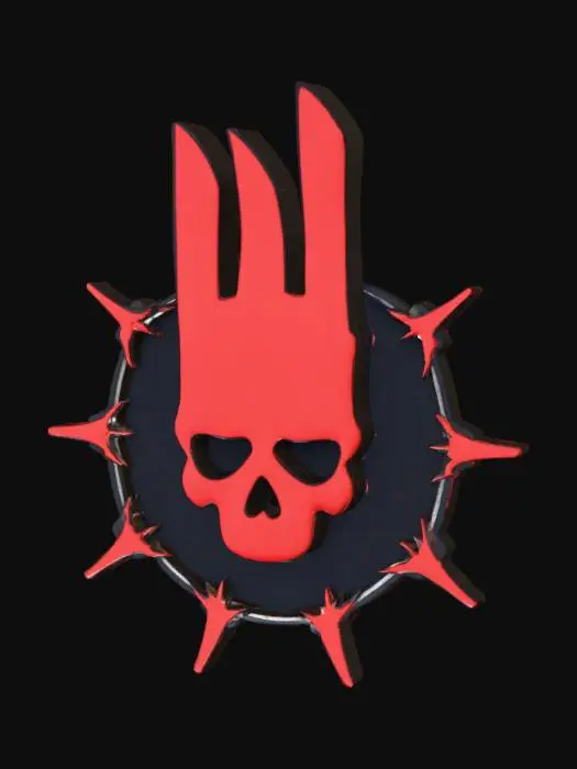 3D model for Skull Emblem