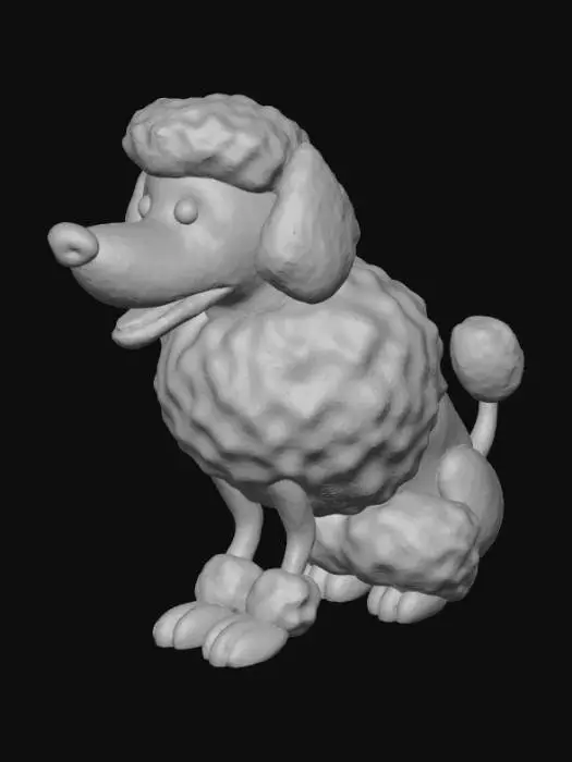 3D model for Poodle Illustration