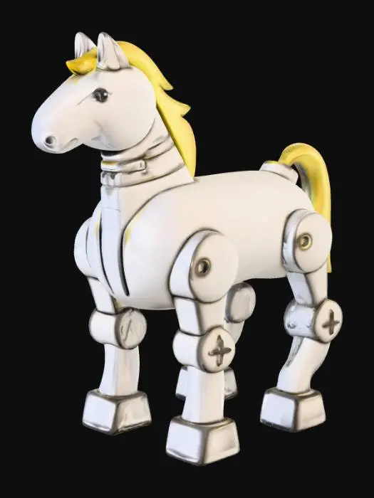 3D model for Robotic Horse Illustration