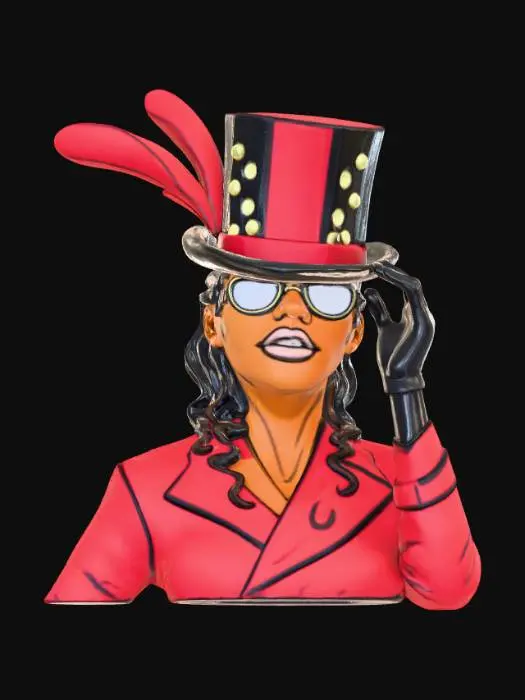 3D model for Eccentric Elegance