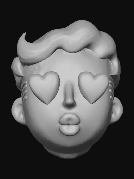 3D model for Heart Eyes Boy