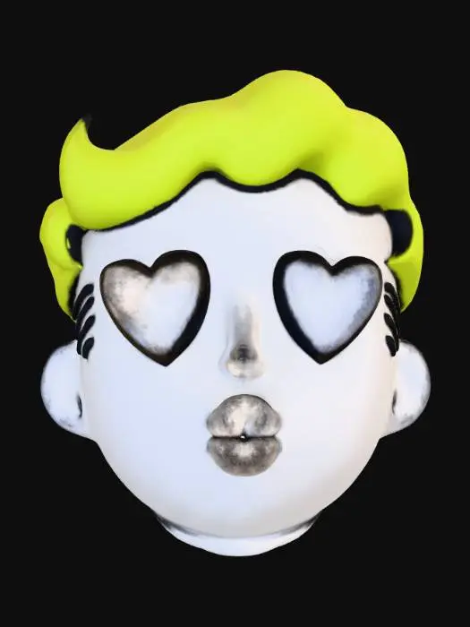 3D model for Heart Eyes Boy