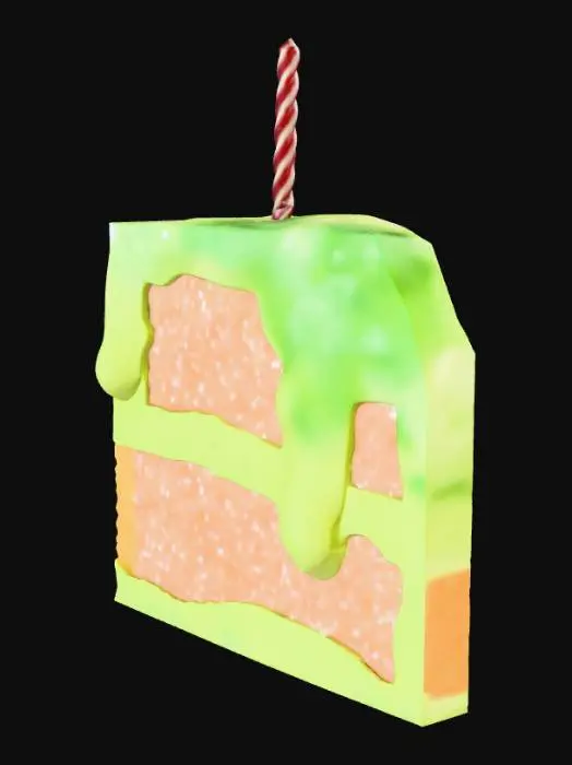 3D model for Slime Cake Slice