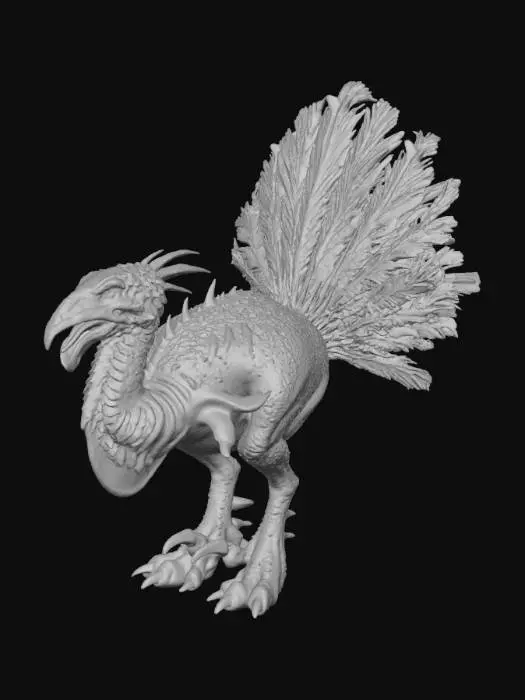 3D model for #Thanksgiving#, Mutant Turkey