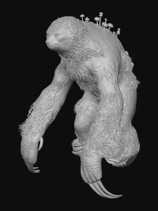 3D model for Wasteland Sloth