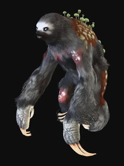 3D model for Wasteland Sloth