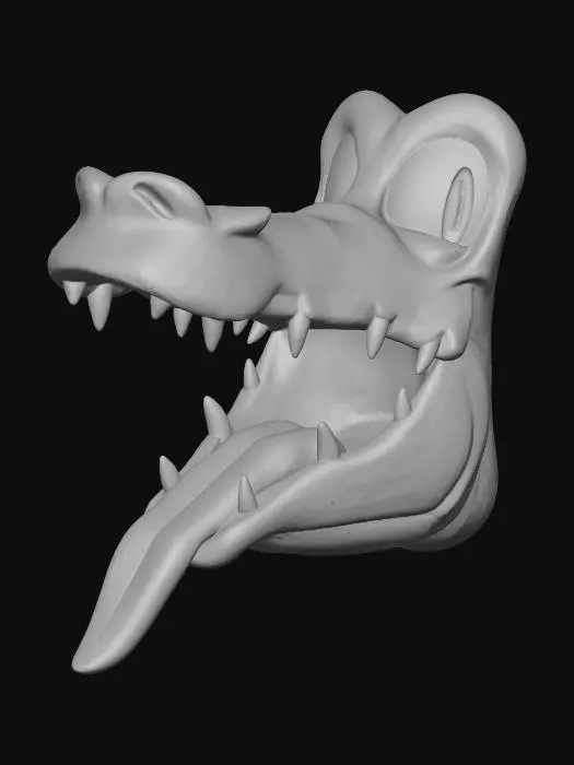 3D model for Crocodile Grin