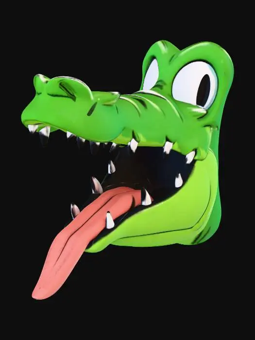 3D model for Crocodile Grin