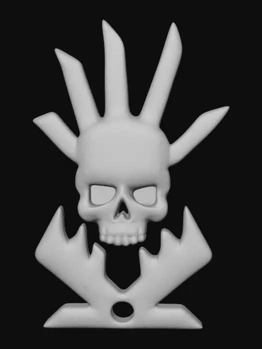 3D model for Skull Emblem 4