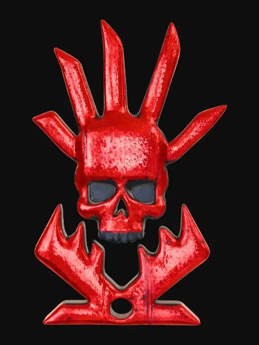 3D model for Skull Emblem 4