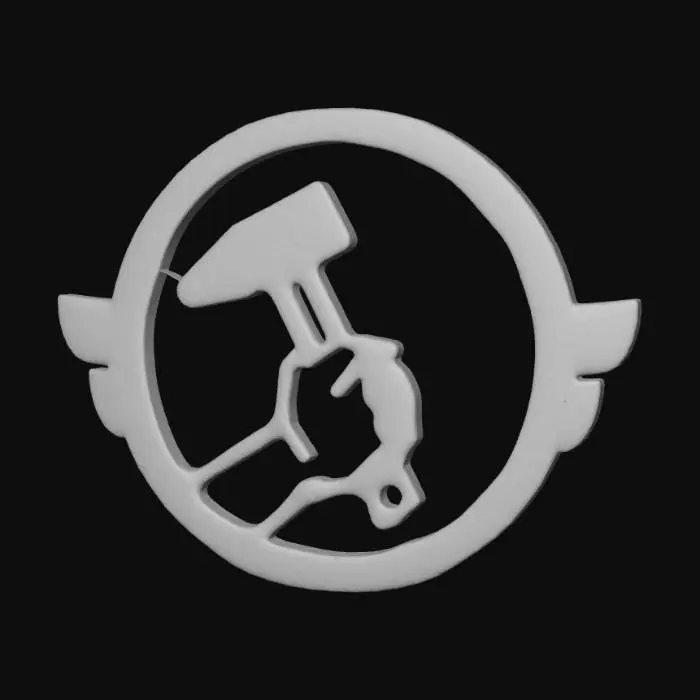 3D model for Worker Emblem