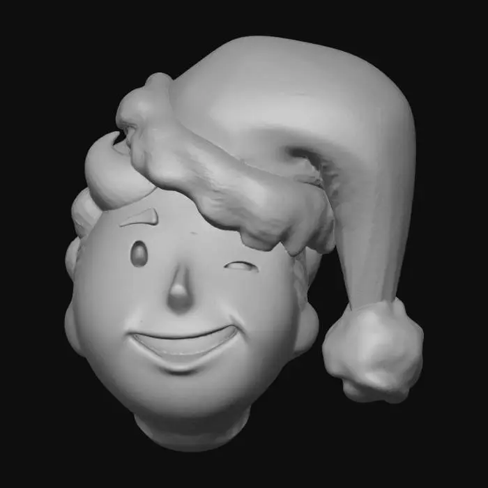3D model for Vault Boy Santa