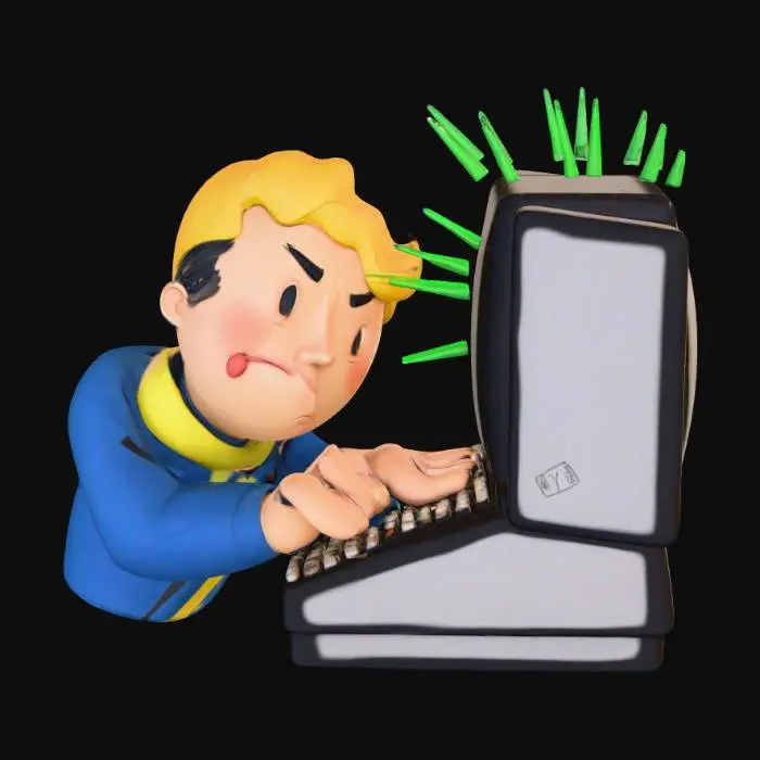 3D model for Hacker Boy