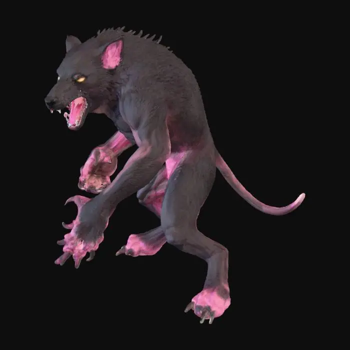 3D model for Werewolf Sentinel