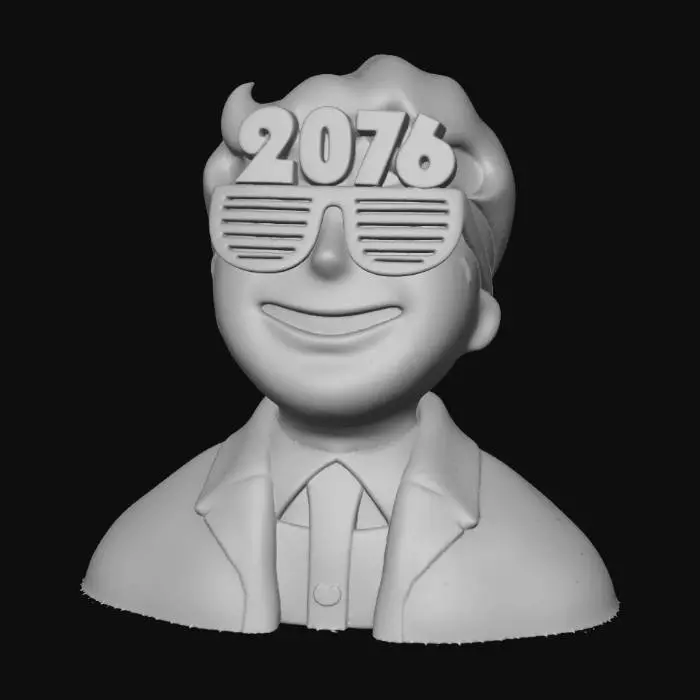 3D model for Vault Boy 2076