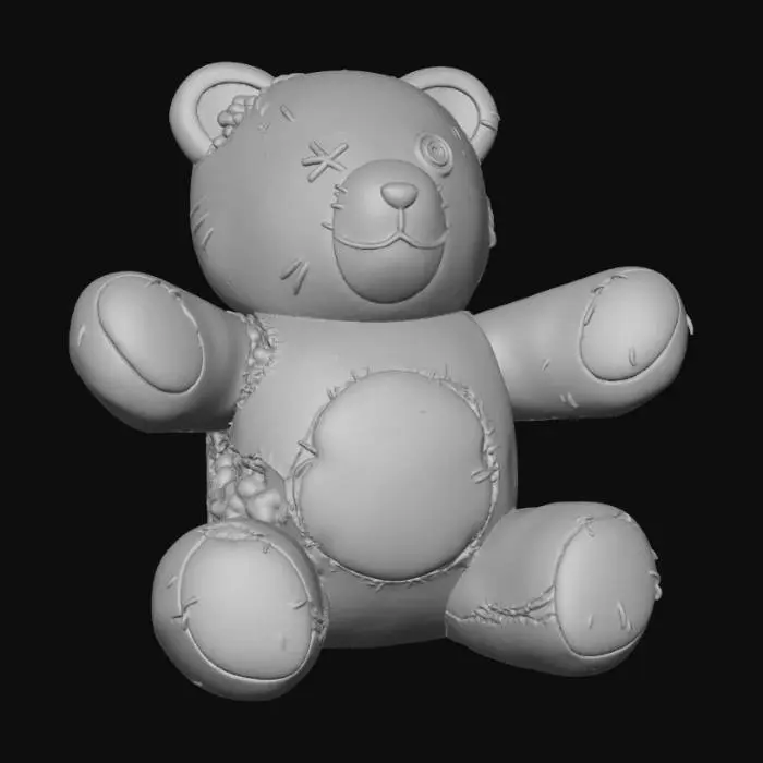 3D model for Tattered Teddy