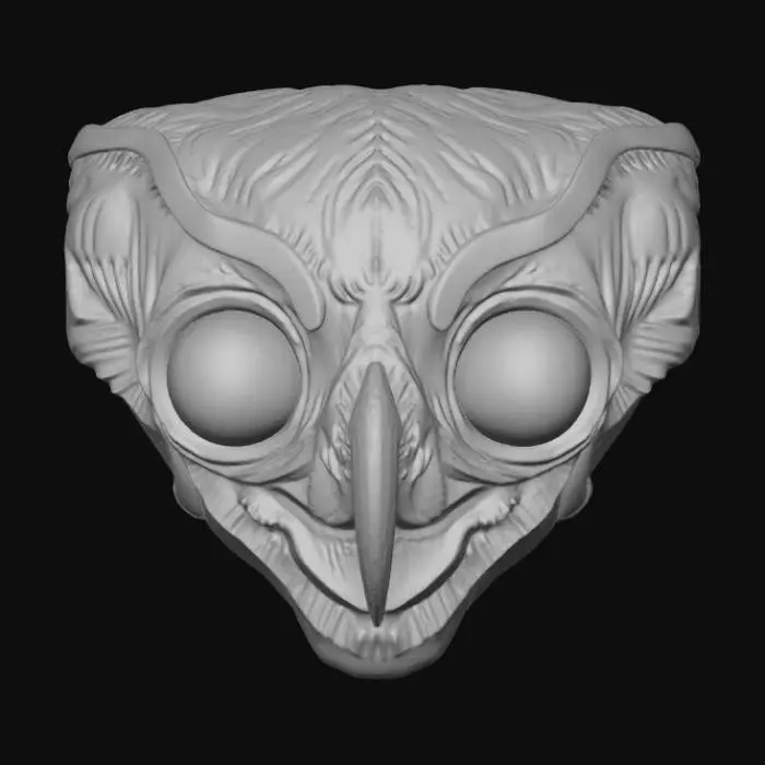 3D model for Creepy Mothman