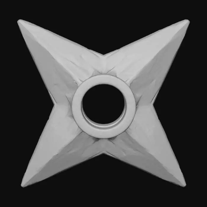 3D model for Black Plastic Shuriken