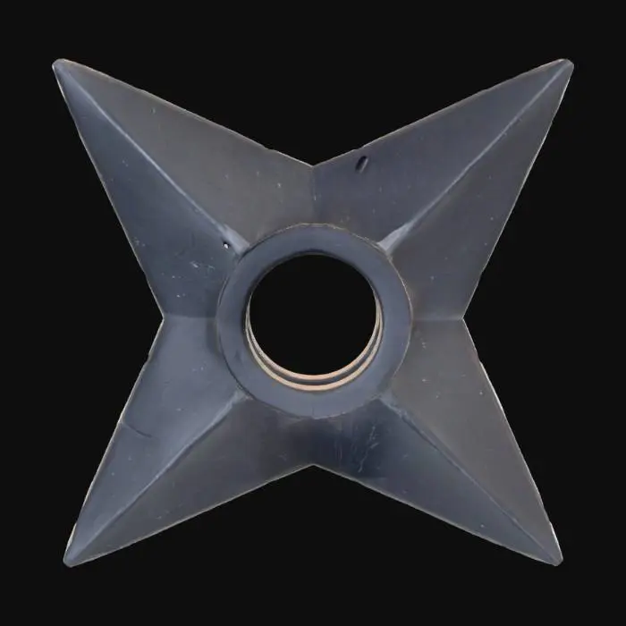 3D model for Black Plastic Shuriken