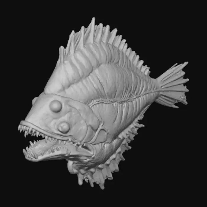 3D model for Green Abyssal Fish