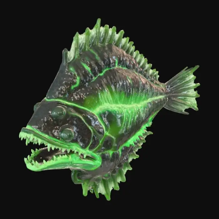 3D model for Green Abyssal Fish