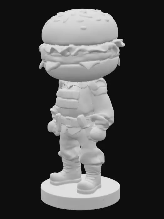 3D model for Burger Trooper