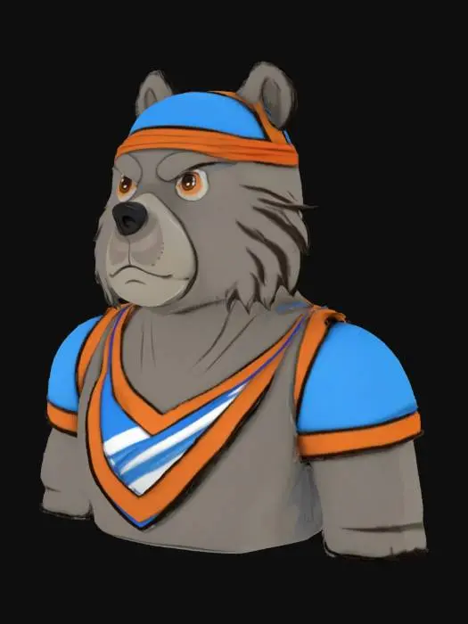 3D model for Warrior Bear