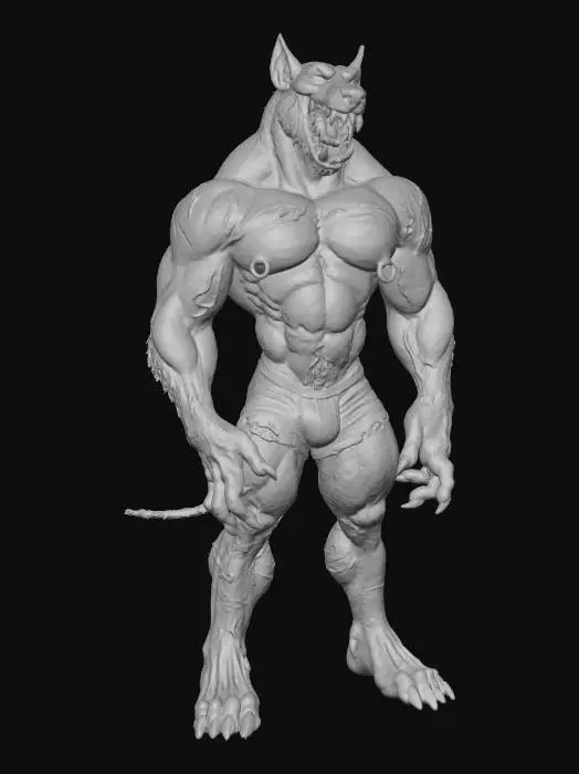3D model for Beach Rat Beast