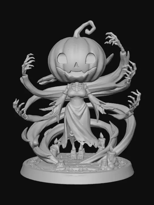3D model for Pumpkin Enchantress, #Halloween2025#