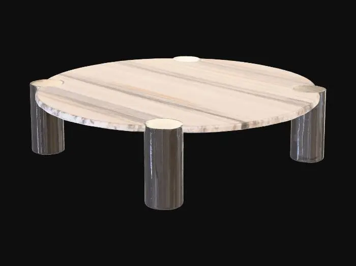 3D model for Round Stone Table
