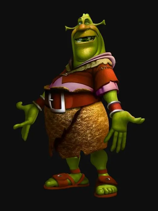 3D model for The shrek test image from 1996