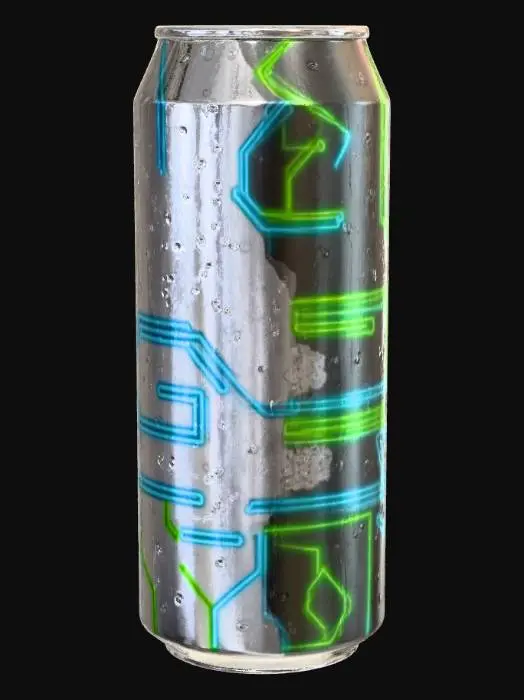 3D model for Neon Tech Can