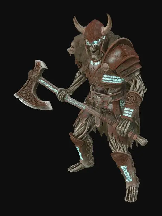3D model for Icebound Warlord