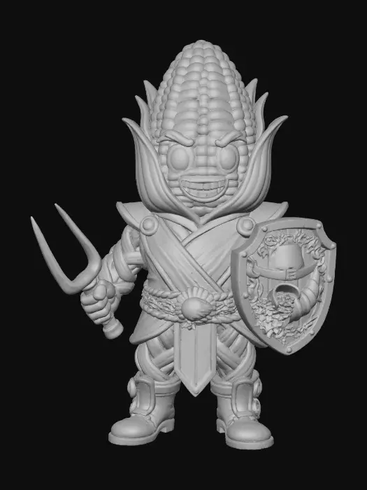 3D model for Sir Cornelius the Harvest Knight, #Thanksgiving#