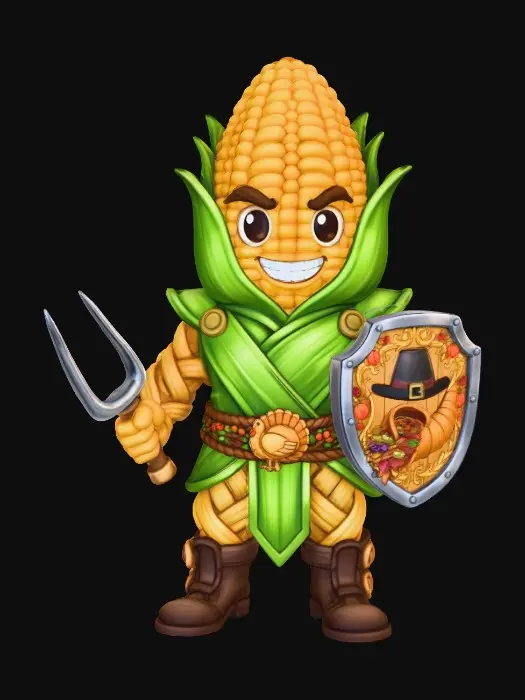 3D model for Sir Cornelius the Harvest Knight, #Thanksgiving#