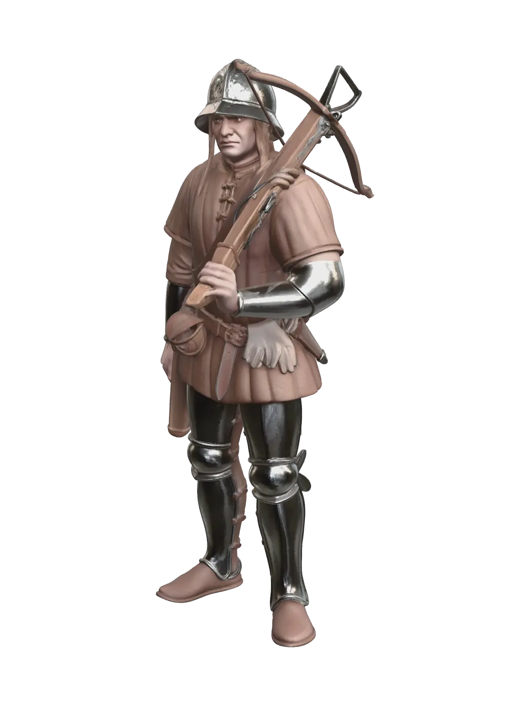 Realistic Crossbowman - Standoff 3D model, vytvořený pomocí AI