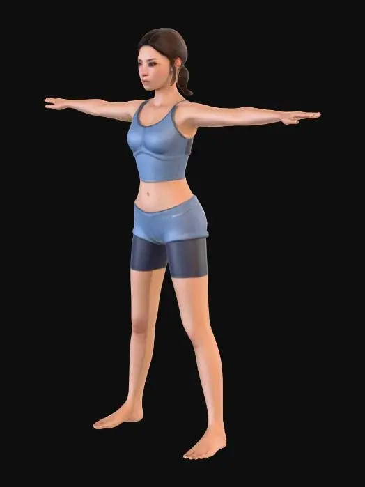 3D model for Fitness Pose