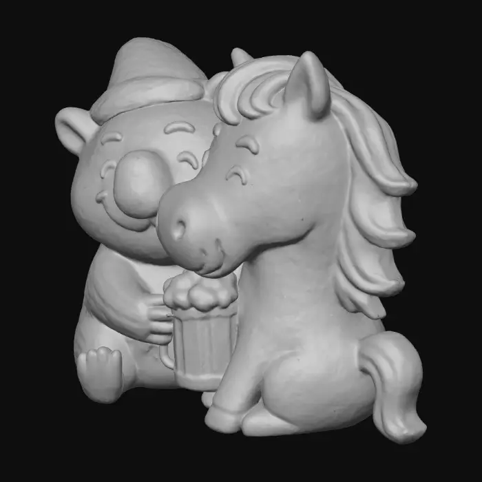 3D model for Wombat Holiday Cheers