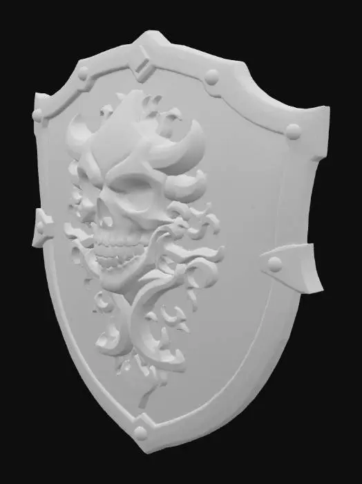 3D model for Demonic Emblem Shield