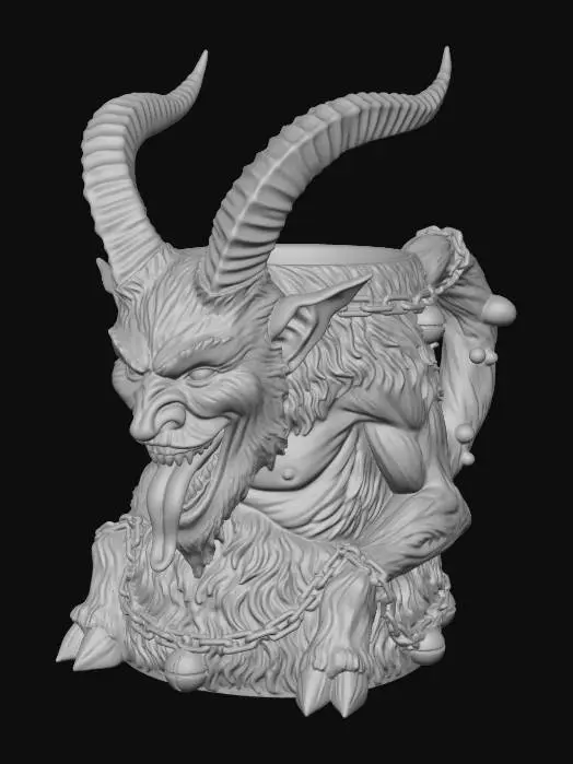 3D model for Krampus Mug