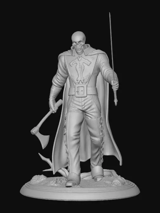 3D model for Skull Warrior