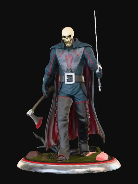 3D model for Skull Warrior