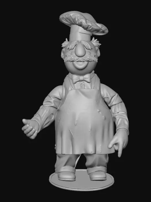 3D model for Chef Figurine