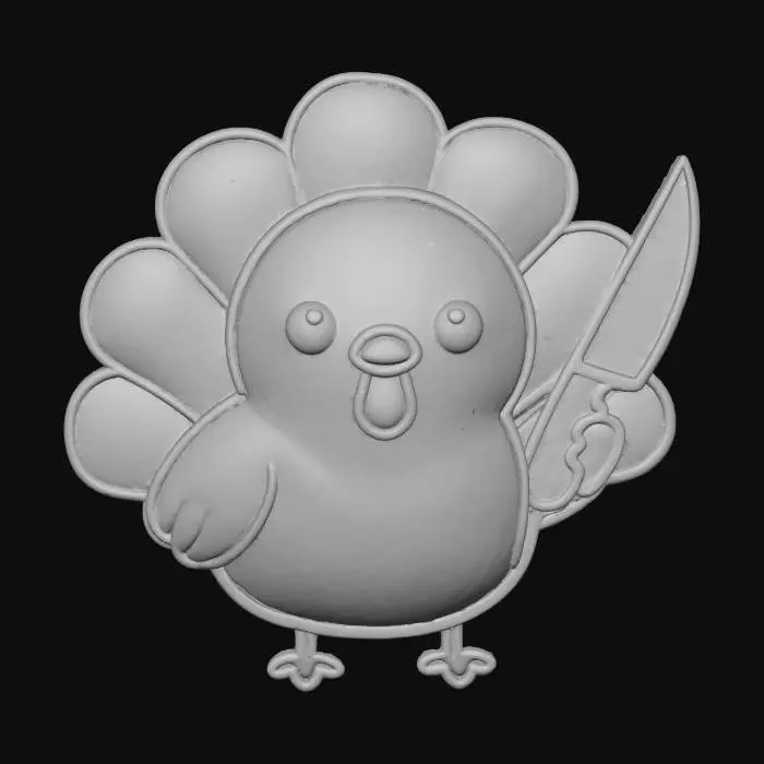 3D model for Turkeys revenge, #Thanksgiving#