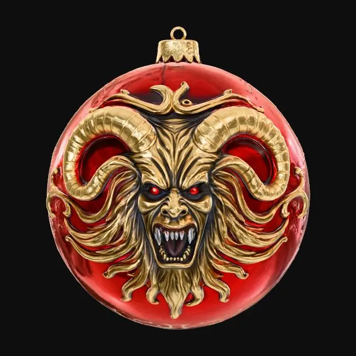 3D model for Krampus Ornament, #Christmas2025#