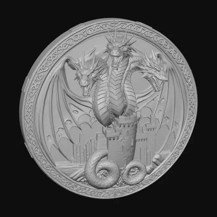 3D model for Dragon Emblem