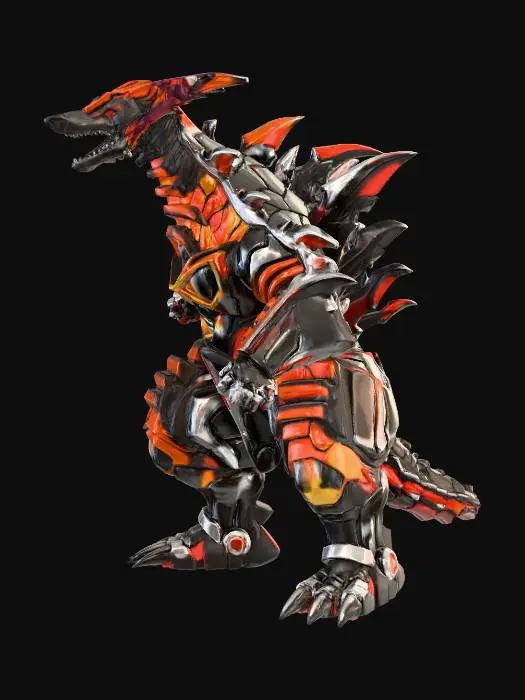 3D model for Ultra Kaiju Demaaga Cyber