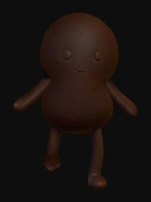 3D model for Blob Friend bean friend