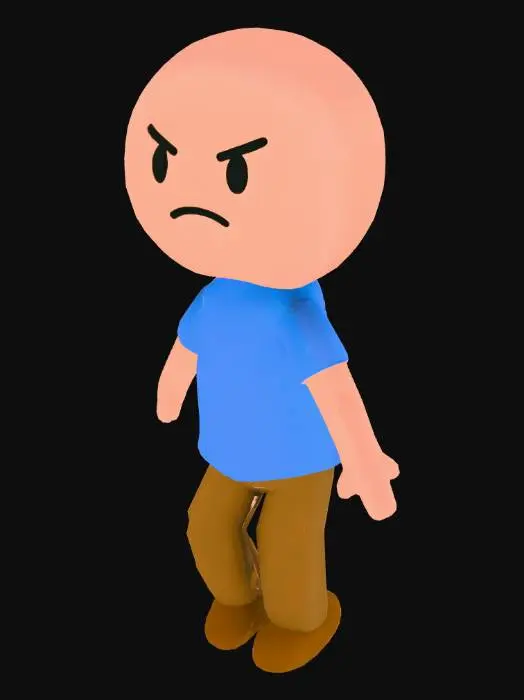 3D model for Angry Figure