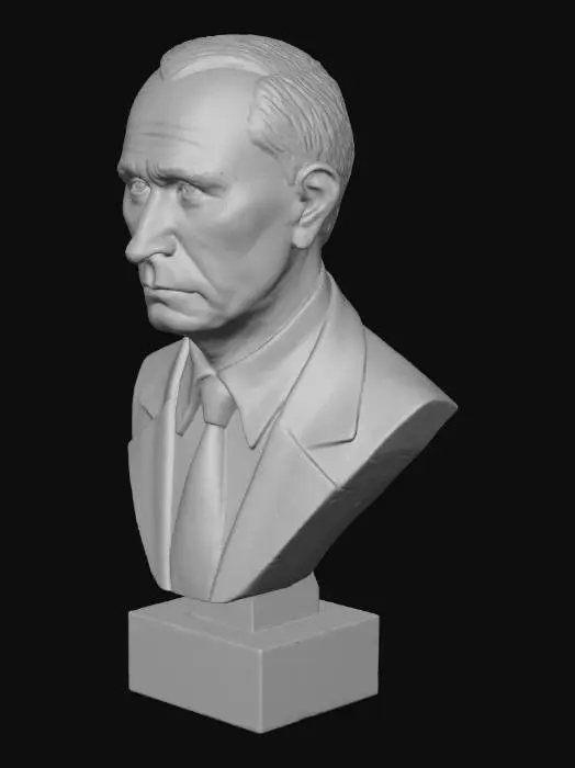 3D model for Бюст Владимира Путина, над территорией Украины